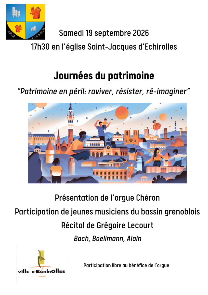 Journées du Patrimoine - 19 septembre 2026