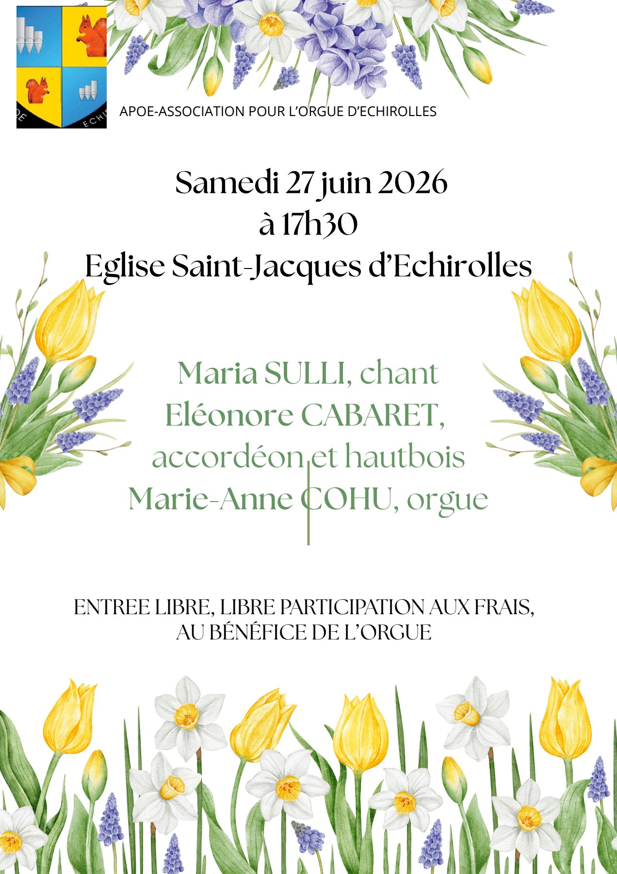 Concert du 27 juin 2026